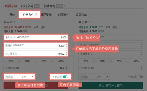 gate.io價格條件單該怎麼操作？