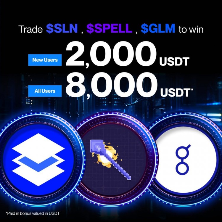 交易#SLN #SPELL #GLM 贏取 10,000 USDT 獎(jiǎng)金